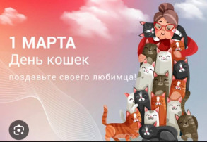 1 марта всемирный день кошек 1 марта всемирный день кошек.